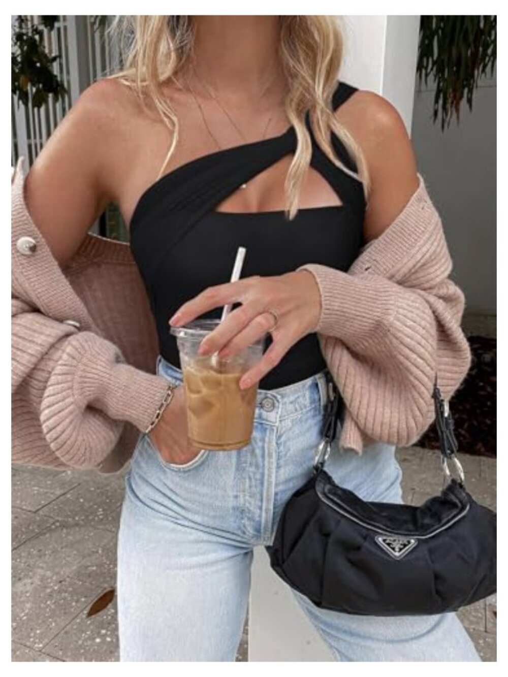 One Shoulder Leopard Mesh Ruched Bodysuit Tops - Picture 4 of 6